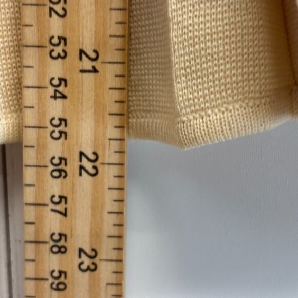 Vintage Cyn Les Women's Pleated Minimalist Academia Wool Sweater Skirt Size‎ M - Picture 5 of 8